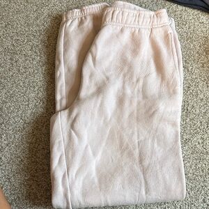 TNA Mega Fleece Sweatpants Light Pink